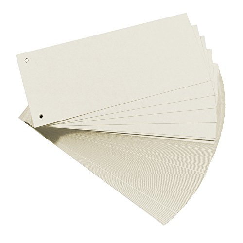 Herlitz Trennstreifen, Weiß, 100 Stück