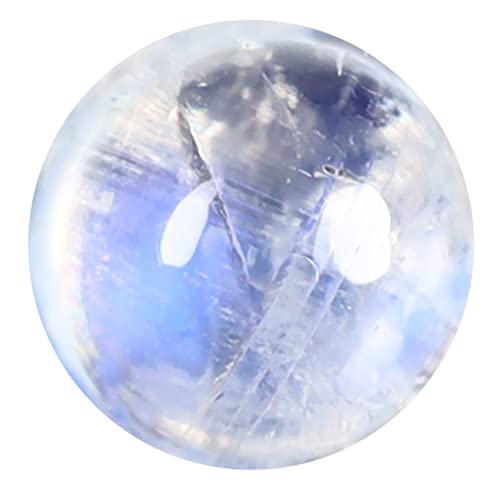 Pierre de lune véritable ronde 1.84 ct idée cadeau gemme brute cabochon 7mm