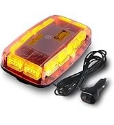 48 LED Rooftop Emergency Strobe Beacon Lights Hazard Light Emergency Safety Warning LED Flashing ...