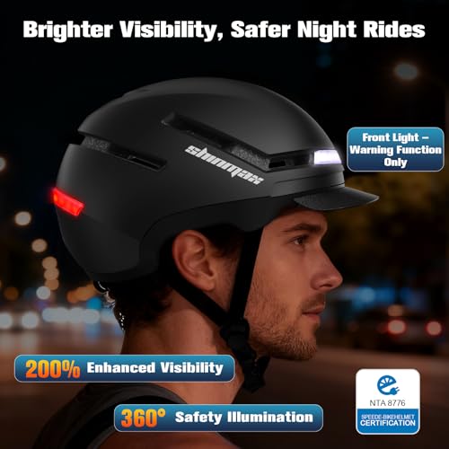 Shinmax Bike Helmet with Turn Signals