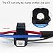 Smart Energy Monitor, Single Phase Clamp Electricity Meter with 2 * 80ACT Current Transformer, WiFi, Real-Time Electricity Monitor/Meter, Solar/Network Metering