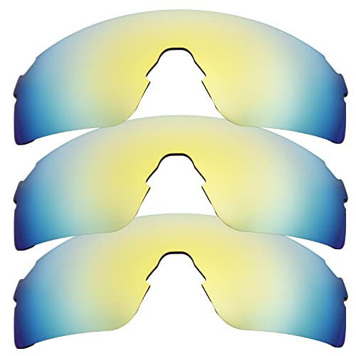 Verres polarisés Oakleys EVZero Or 24 carats pour cyclisme et running outdoor