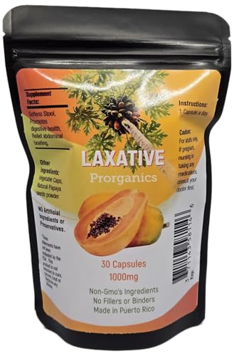 30 Natural Papaya Capsules