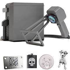 Handheld Laser Engraver: With high quality MAX laser source and smart design which is convenient for marking. Power Supply: 110/220 AC. Marking Area: 110*110mm. Laser Wavelength: 1064nm. Marking Speed: