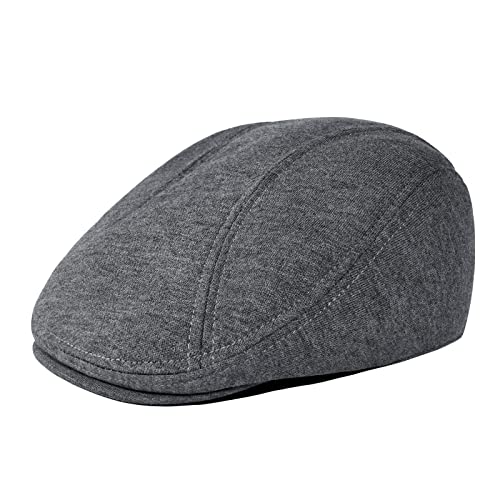 Image of Cotton Newsboy Hats for Men Adjustable Flat Cap Irish Fitted Cap