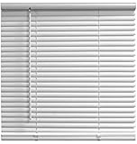 Mainstay Cordless 1' Vinyl Room Darkening Blinds, White, 27x64