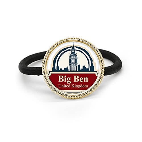 Élastique à cheveux Big Ben Londres pour accessoiriser vos coiffures urbaines au quotidien