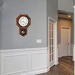 Howard Miller Katherine Wall Clock – Wooden Finish Octagonal Pendulum with Westminster or Ave Maria Chimes Volume Control & Traditional Design Clock Best for Home or Office Décor - Image 4