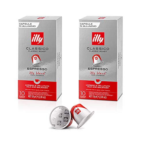 Café em Cápsula Torrado e Moído Classico Espresso Illy Caixa 57g
