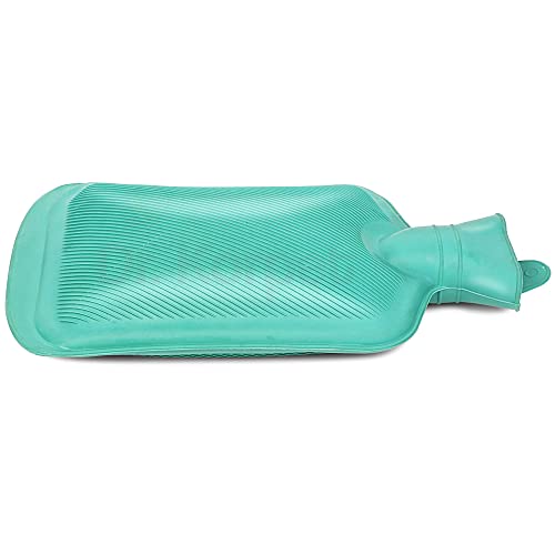 Image of rubber hot water bag, hot water bags for pain relief, heating pad for pain relief - Random color - 1 Piece