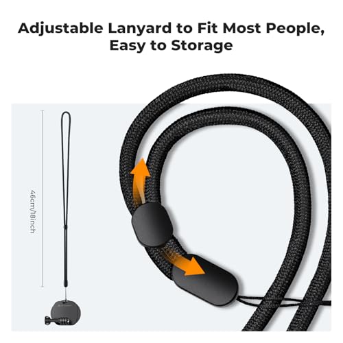 K&F CONCEPT Soporte de Pecho Magnético para Cámaras de Acción GoPro Hero 13/12/11/10/9 Balck, dji Osmo 360 Action 5 Pro/4/3/2 y Más Cámaras de Acción, iPhone Soporte de POV con Clip de Movíl - imagen 8