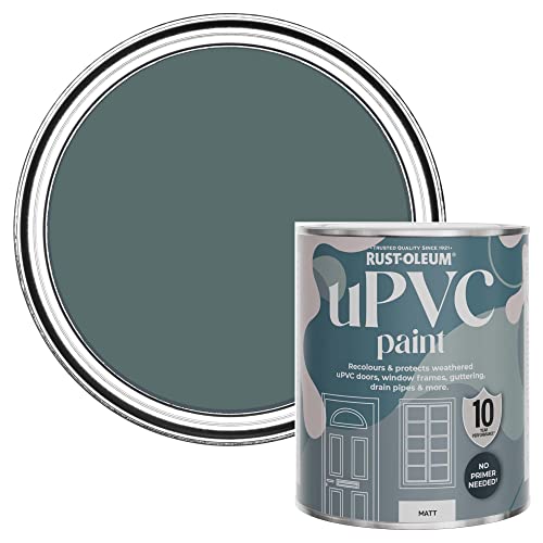 Rust-Oleum Green uPVC Door and Window Paint in Matt Finish - Deep Sea 750ml