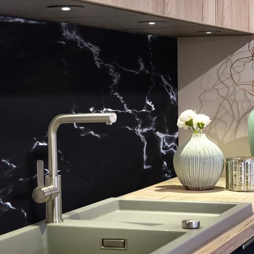 Image of Kuber Industries Marble Design Wall sticker for Walls | Marble Pattern | Easy to Peel, Stick & Remove DIY Wallpaper | Suitable on All Walls | Pack of 2 Rolls,60 cm x 300 cm