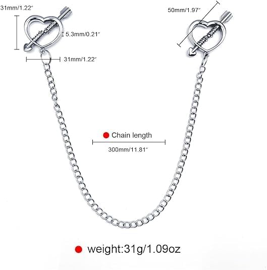 2Pcs Fake Nipple Piercings Stainless Steel Non-Piercing Nipples Shields Rings Nipple Rings Nipple Jewelry Non Piercing for Women (Type 2)