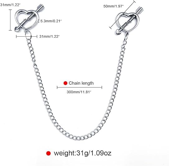 2Pcs Fake Nipple Piercings Stainless Steel Non-Piercing Nipples Shields Rings Nipple Rings Nipple Jewelry Non Piercing for Women (): Type 2