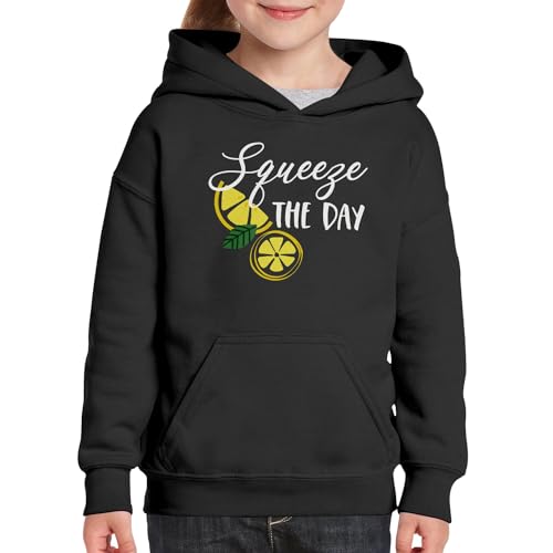 Sweat à capuche enfant citron idéal pour l'école - 3