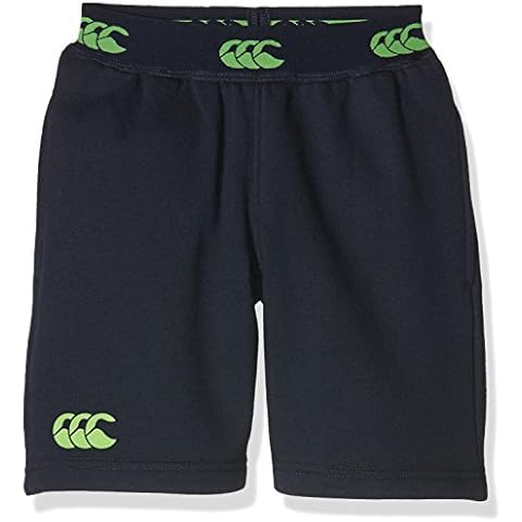 Canterbury Kid's Fleece Training Shorts - Navy/Electric Green Cover