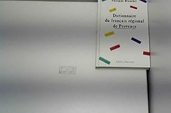 Hardcover Dictionnaire du franc¸ais re´gional de Provence (French Edition) [French] Book