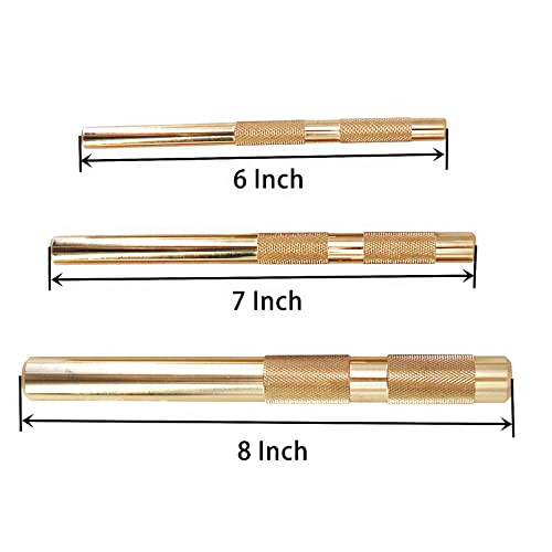 Tektall 61360 3Pc Brass Drift Punch Set,Hand Tool Punches Tools For Home Use #TOP1