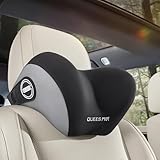 ネックパッド クルマ ネックピロー 低反発 通気性設計 内部のメモリーフ ォームで 10000回の圧縮テスト車 クッション 首 これは適度の硬さと柔らかさ 車 首 クッション 長時間の運転も疲れなくなりました 車 ネックピロー ゴムのベルトで固定するタイプですが 取り付け簡単 調節可能 洗濯可 旅行 オフィスチェア 3Dメッシュ (シートヘッドレスト)(ブラック×グレー)