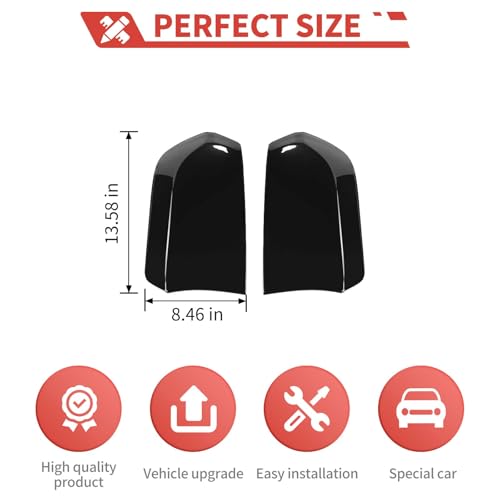amayum Tail Light Lamp Cover Guard Blackout Kit Exterior Accessories Compatible with Chrysler 300 300C,Smoked Black (2015+) by amayum - Used condition - Image 3