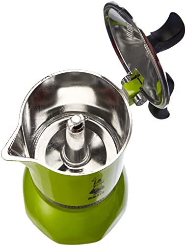 Image of Bialetti CD Cafetiere Fiammetta 3tz Lime, Aluminium