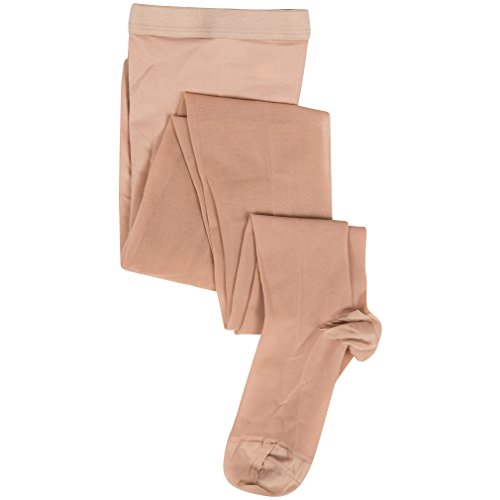 Image of EvoNation Women's Sheer Compression Pantyhose 8-15 mmHg Mild Support Hose | Sheer nylon-spandex fabric with double-plush waistband, sandalfoot toe, ventilated crotch and reinforced heel for comfort