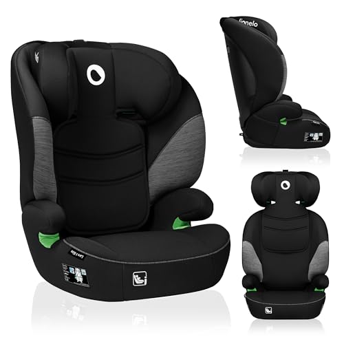 Lionelo Lars i-Size Seggiolino Auto con l'ultima Norma i-Size R129 per bambini (100-150cm/4-12 anni) Protezioni laterali, Poggiatesta regolabile, Leggero e facile installare, Opzione Solo rialzo auto