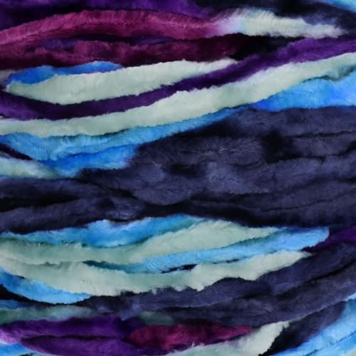 JubileeYarn Chenille Yarn - Worsted Weight - 100g/Skein - Nibiru - 2 Skeins, 218 Nibiru - Image 2