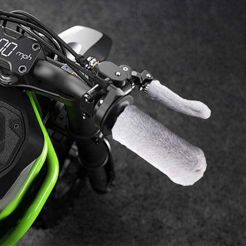 Bvizyelck Motorcycle Handle Winter Cover | Warm Riding Hand Grip Covers,Motorcycle Plush Handle Protectors Motorcycle Brake Covers For Fall Weather Bvizyelck Motorcycle Handle Winter Cover | Warm Riding Hand Grip Covers,Motorcycle Plush Handle Protectors Motorcycle Brake Covers For Fall Weather