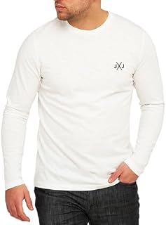 JACK & JONES Herren Langarmshirt Rise Infinity O-Neck T-Shirt Cloud Dancer L