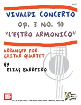 Paperback Vivaldi Concerto Op. 3 No. 10: L'estro Armonico Book