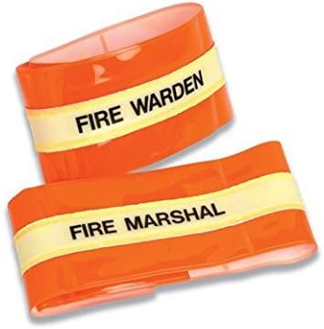 Fire Warden Hi Visibility Armband-Fire Warden