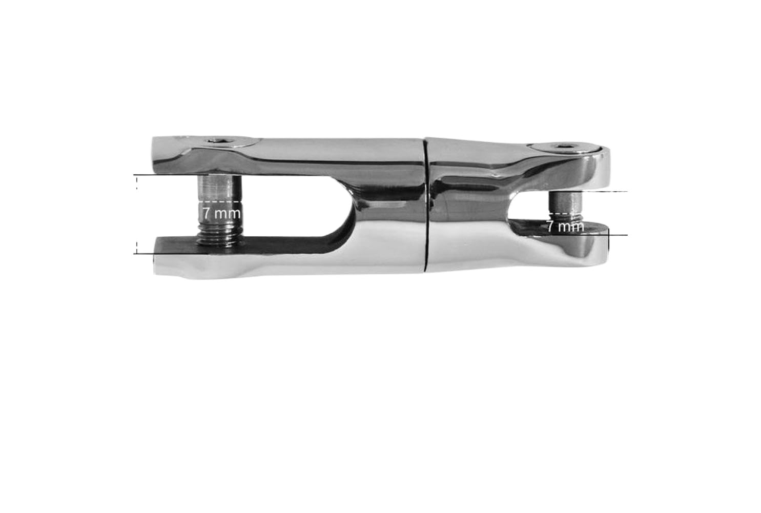 Conector de rotación de Cadena de Ancla giratoria de Alta Resistencia, Acero Inoxidable 316, Compatible con Cadenas de 6-8mm y 10-12mm