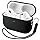 ORNARTO Cover per AirPods Pro 3 (2025), Custodia Compatibile con AirPods 3 Gen in Silicone Liquido Premium (Interno Rigido Indeformabile),con Cordino e Strumento di Rimozione,Nero