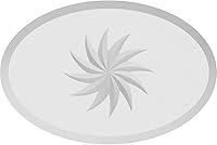 Vista 2 de Ekena Millwork ROSP060X040X050DAL13 Roseta estándar con borde biselado, 6 pulgadas de ancho x 4 pulgadas de alto x 1/2 pulgadas de alto, PVC