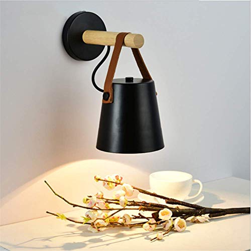 Applique Murale LED Industrielle éclairage Wall Light Luminaire Avec E27 Prise pour House, Bar, Restaurants, Café, Club de Décoration (Noir)