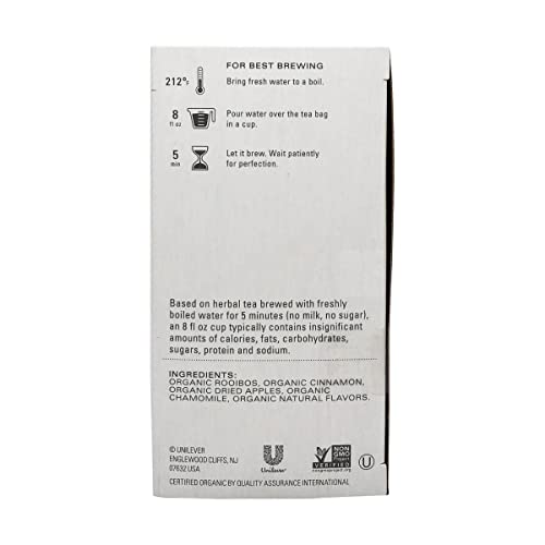 Tazo Organic Baked Cinnamon Apple Tea, 20 Ct #TOP2