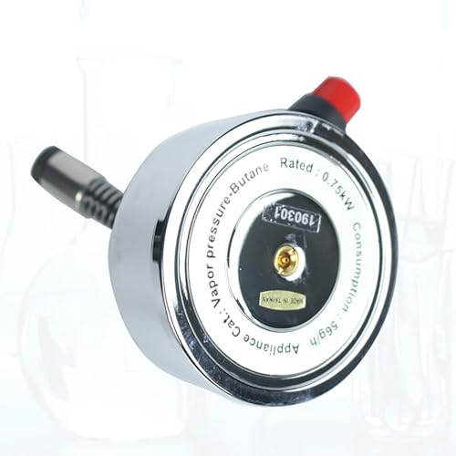 Bunsen - Quemador de encendido electrónico inflable, temperatura de llama de hasta 1300 °C, capacidad de combustible de 35 g, inclinación para laboratorios, medicina, hardware
