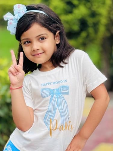 Image of Nap Chief Kids Cotton Character T-Shirt for Girls, Printed T-Shirt for Kids Casual Wear
