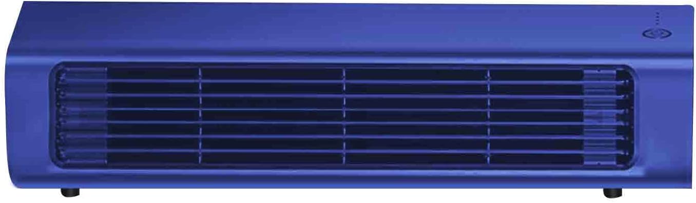 Fans That Blow Cold Air, Silent Bladeless Air Circulator, 3 Modes Adjustable AC Personal Air Cooler, Small Wall-Mounted Fan for Home Desk Workplace (Blue)