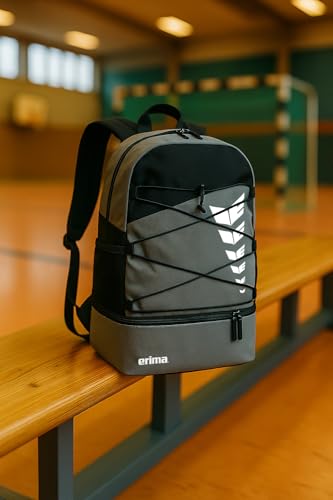 Erima Rucksäcke Six Wings Slate Grey/Schwarz One size