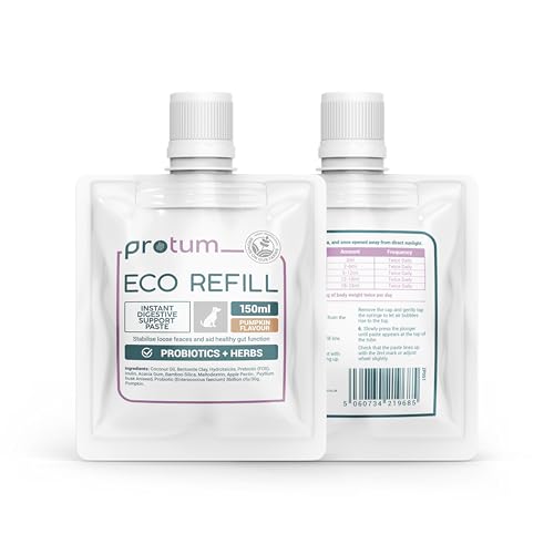 Zanipro - Recarga de bolsillo flexible - pasta probiótica y prebiótica para perros contra la diarrea y los gusanos, 3 mil millones de cultivos vivos, cura intestinal - Firmeza de las heces (150 ml