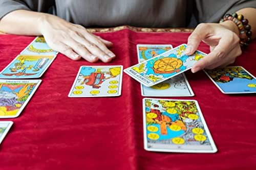 Tarot Cards Deck With Guide Book, 78 Pcs Beautifully Illustrated Tarot Cards Set For Beginners And Experts, Classic Traditional Standard Tarot Deck, Fortune Telling Game, Divination Tools