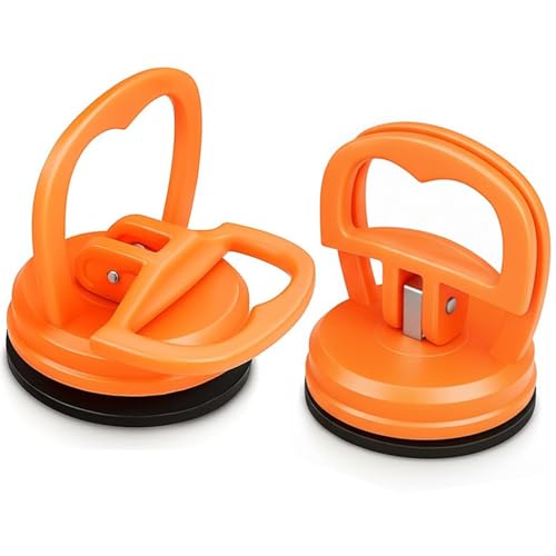 LAXISCREED 2-Pack Car Dent Remover Tool Kit, Strong Suction Cups for Car Dent Repair, Auto Body Dent Puller Kit for Door Dings, Bumper Dents, and Glass Lifting