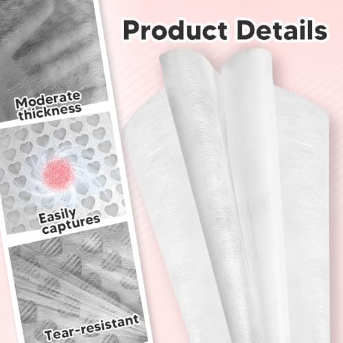 200 hojas para filtro de polvo de uñas con 12 velcros miniatura 4