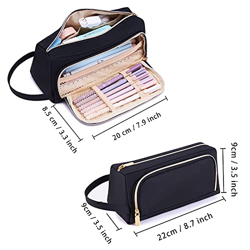 Fancy Forest Large Capacity Pencil Case,High Capacity Pencil Pouch Bag Pouch Holder Box Organizer for Adults - Image 3