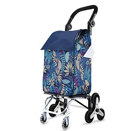 ZXCV Carros De Compra, Rueda Universal Delantera Giratoria De 360 ​​Grados, DiseñO De 8 Ruedas, Empuje Y Camine Sin Esfuerzo, Apto para Todo Tipo De Carreterasblue A