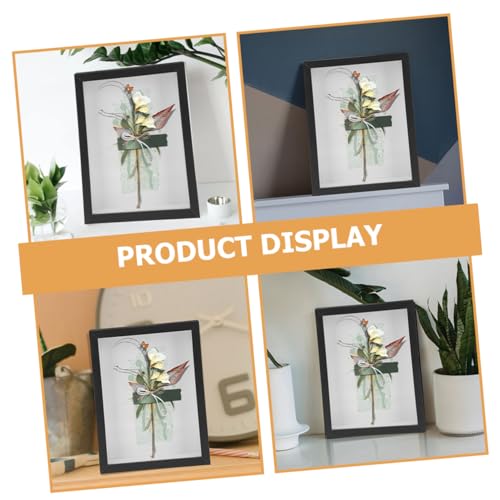 Boîtes de présentation de fleurs séchées en bois de qualité IMIKEYA