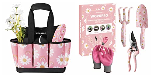 Set de herramientas de jardín WORKPRO con bolsa miniatura 1